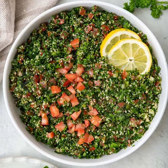 Tabouleh at Beantown Kebab, Boston MA
