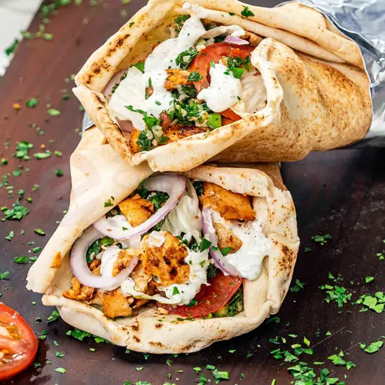 Chicken Doner Kebab at Beantown Kebab, Boston MA